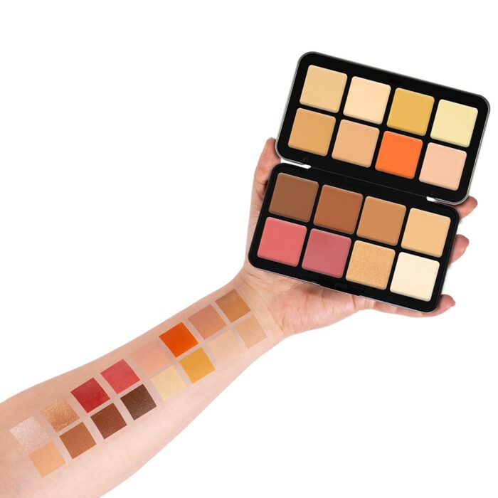 16 colour - multi-purpose concealer, contouring, blusher, highlightor palette - forever 52 - Image 2