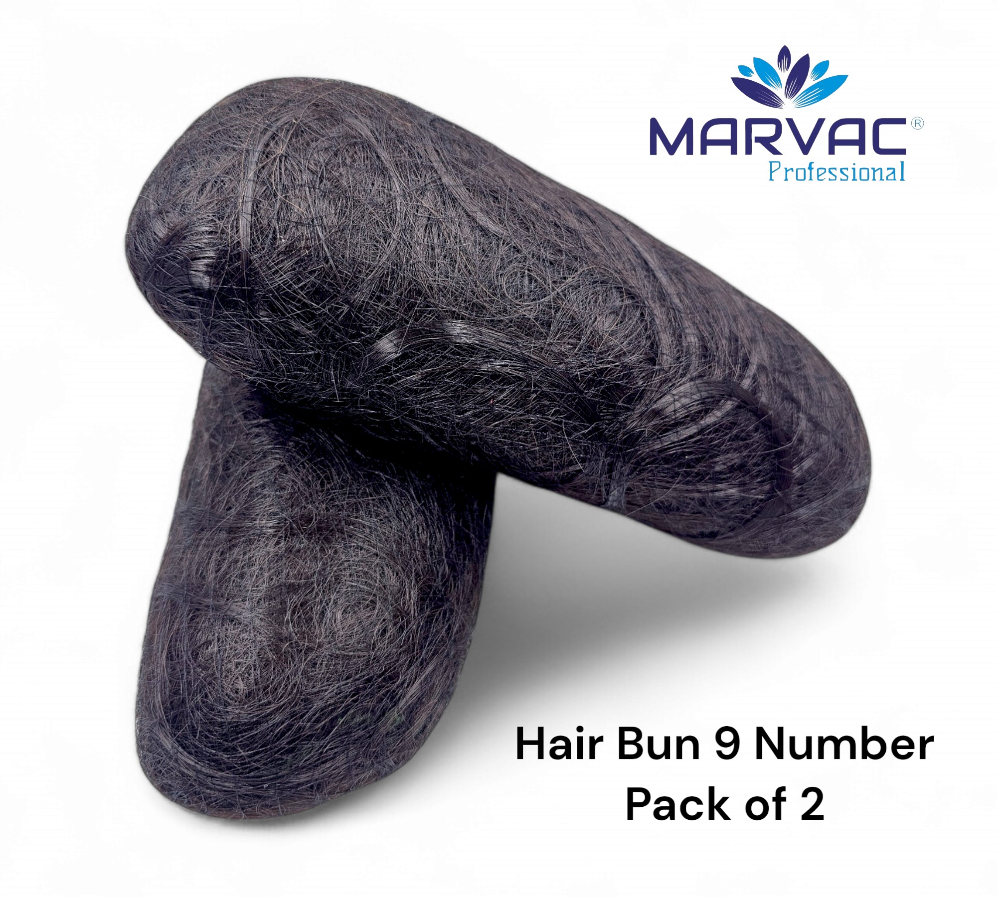 Hair style Puff / Bun / stuffing - 9 Number (pack of 2) Marvak - Image 2