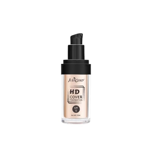 JUSTGOLD HD Cover Foundation With SPF 15 - 30 ml Shade - Crme 1.8 - Image 4