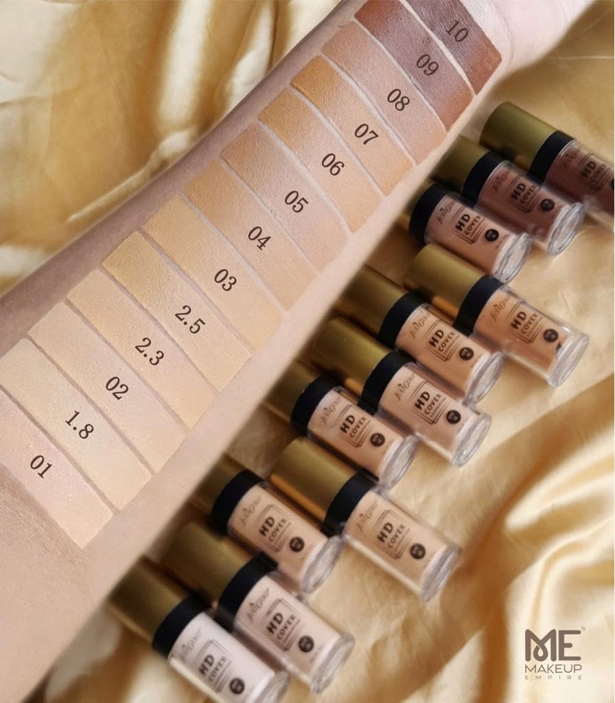 JUSTGOLD HD Cover Foundation With SPF 15 - 30 ml Shade - Crme 1.8 - Image 5
