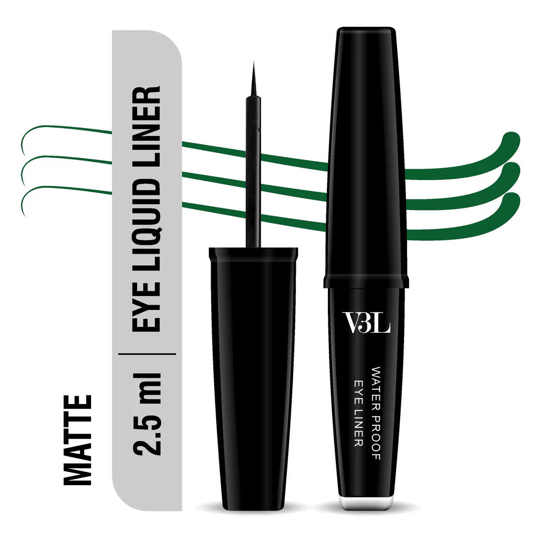 EYE LIQUID LINER GREEN 2.5ML (V3L) - Image 2