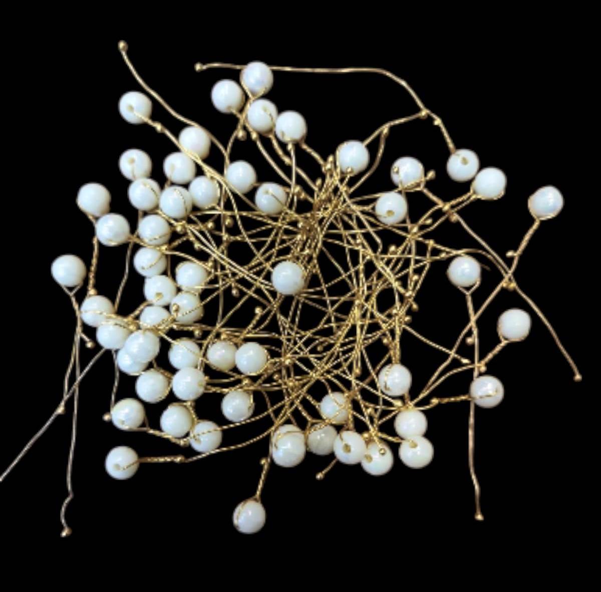 Off White Pearl Moti Small - Image 2